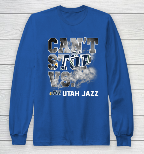 NBA Utah Jazz Basketball Can't Stop Vs Long Sleeve T-Shirt 6