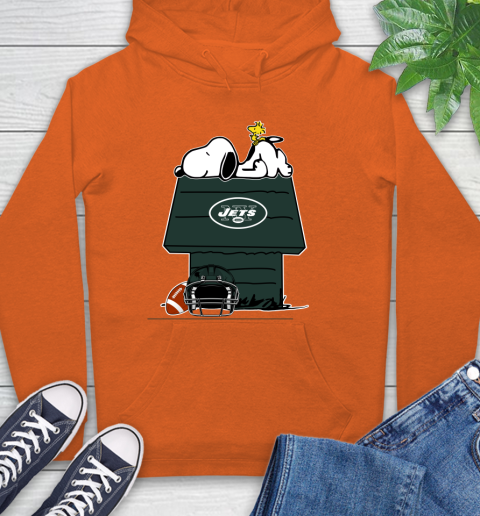 New York Jets NFL Football Snoopy Woodstock The Peanuts Movie Hoodie 5