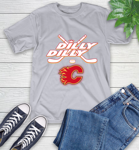 NHL Calgary Flames Dilly Dilly Hockey Sports T-Shirt 6