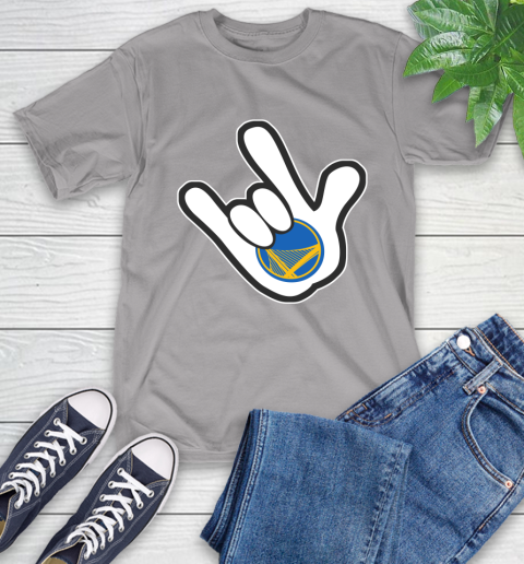 Golden State Warriors NBA Basketball Mickey Rock Hand Disney T-Shirt 6