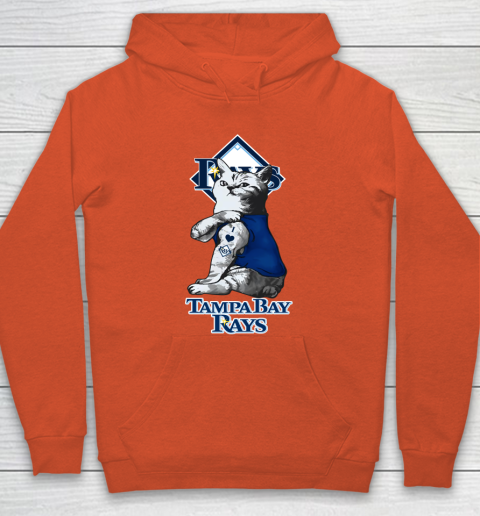 MLB Baseball My Cat Loves Tampa Bay Rays Hoodie 3