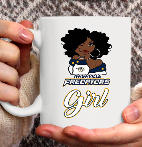Nashville Predators Girl NHL Ceramic Mug 11oz 4