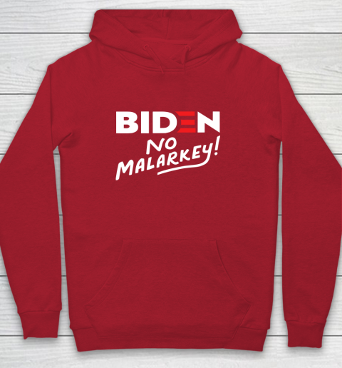 Biden No Malarkey Youth Hoodie 7