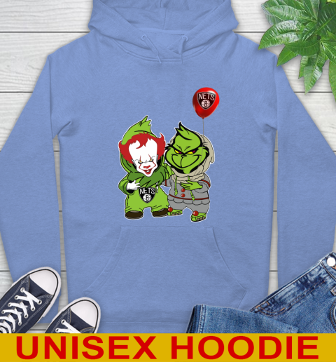 Brooklyn Nets Baby Pennywise Grinch Christmas NBA Basketball Hoodie 11