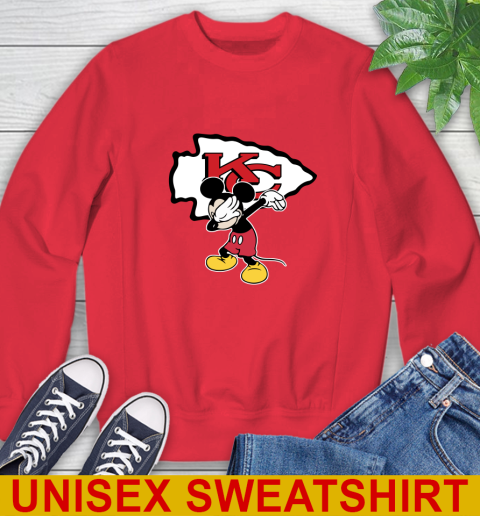 Kansas City Chiefs NFL Football Dabbing Mickey Disney Sports Sweatshirt 10
