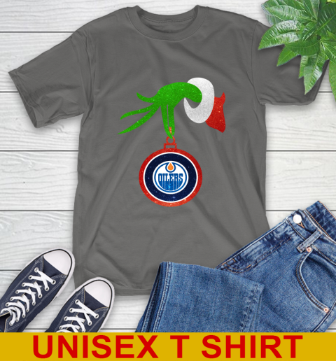 Edmonton Oilers Grinch Merry Christmas NHL Hockey T-Shirt 9 Edmonton Oilers Grinch Merry Christmas NHL Hockey T-Shirt - Image 9