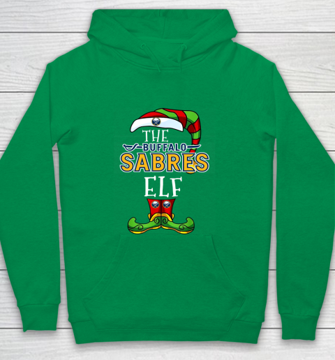 Buffalo Sabres Christmas ELF Funny NHL Youth Hoodie 4