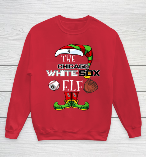 Chicago White Sox Christmas ELF Funny MLB Youth Sweatshirt 7