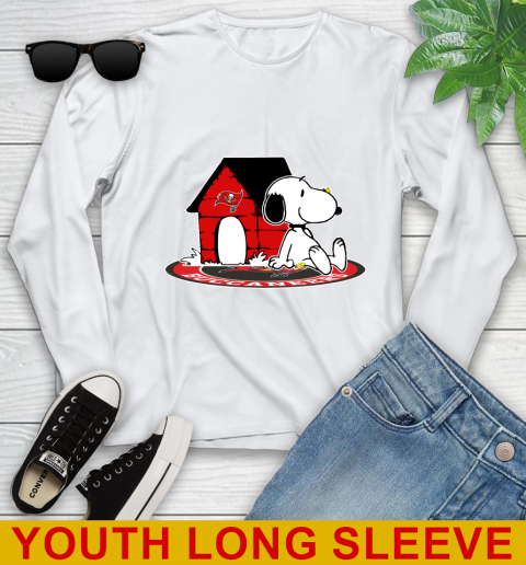 NFL Football Tampa Bay Buccaneers Snoopy The Peanuts Movie Shirt Youth Long Sleeve