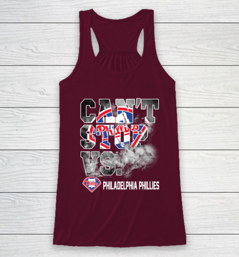 MLB Philadelphia Phillies Baseball Can't Stop Vs Phillies Racerback Tank 2