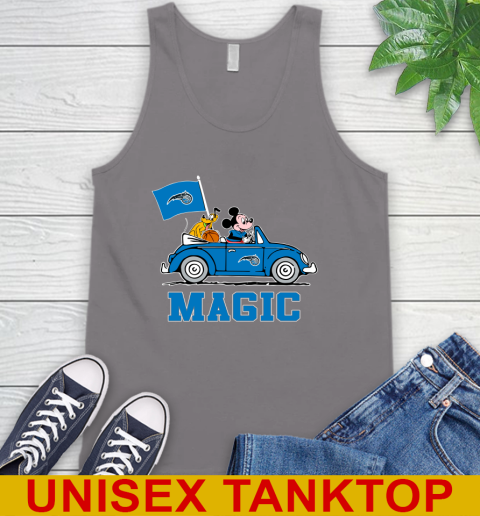 NBA Basketball Orlando Magic Pluto Mickey Driving Disney Shirt Tank Top 7