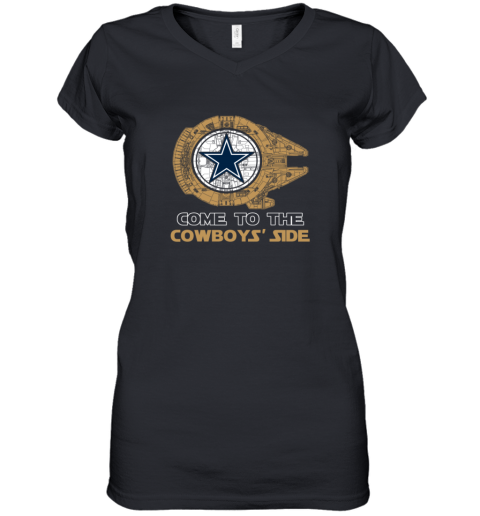 NFL Come To The Dallas Cowboys Wars Football Sports Women's V-Neck T-Shirt