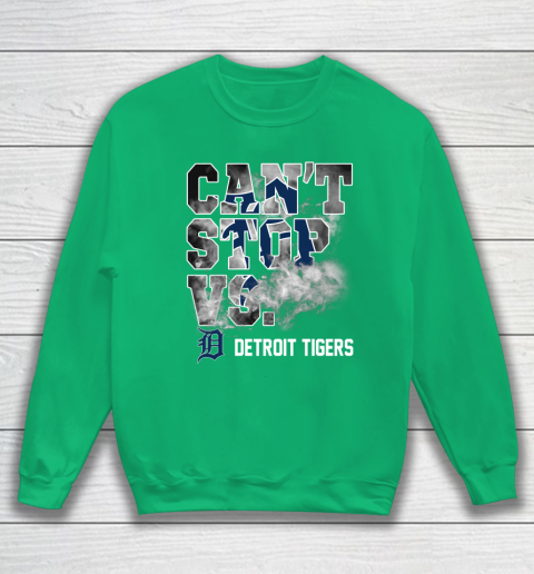 MLB Detroit Tigers Baseball Can't Stop Vs Detroit Tigers Sweatshirt 5