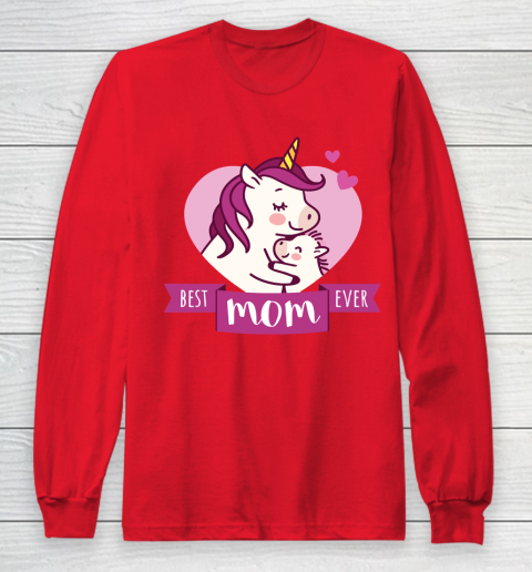 Mother's Day Funny Gift Ideas Apparel  Best Mom Ever T Shirt Long Sleeve T-Shirt 7