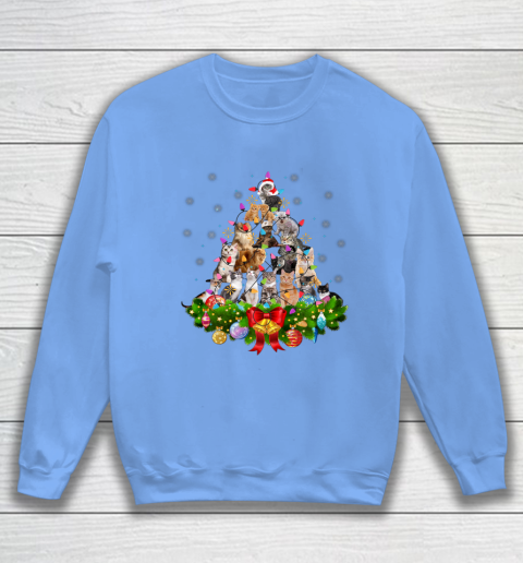 Funny Cat Christmas Tree Xmas Gifts Sweatshirt 8