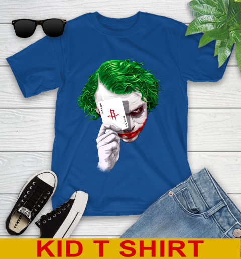 Houston Rockets NBA Basketball Joker Card Shirt Youth T-Shirt 10