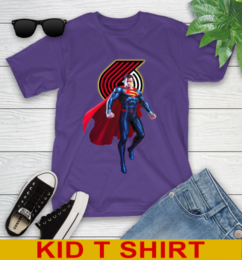 NBA Awesome Superman Basketball Sports Portland Trail Blazers 104