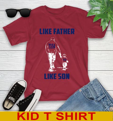 New York Giants NFL Football Like Father Like Son Sports Youth T-Shirt 12