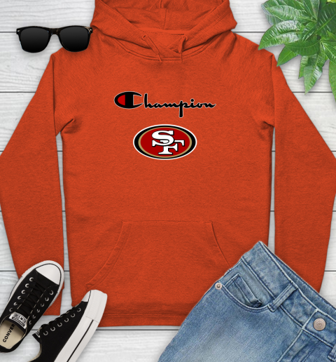 NFL Football San Francisco 49ers Champion Shirt Youth Hoodie 3