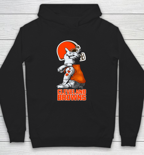 NFL Football My Cat Loves Cleveland Browns Hoodie