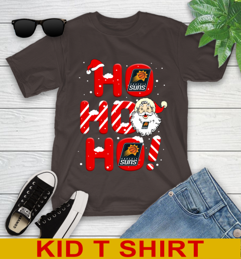 Phoenix Suns NBA Basketball Ho Ho Ho Santa Claus Merry Christmas Shirt Youth T-Shirt 6