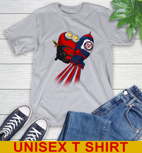 MLB Baseball Washington Nationals Deadpool Minion Marvel Shirt T-Shirt 5