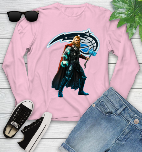 NBA Thor Avengers Endgame Basketball Orlando Magic Youth Long Sleeve 10