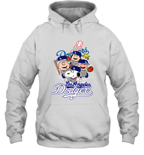 Charlie Brown Snoopy And Woodstock Los Angeles Dodgers Baseball