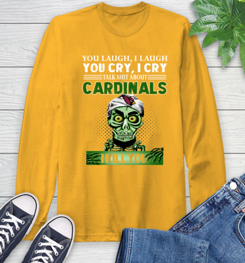 NFL Talk Shit About Arizona Cardinals I Kill You Achmed The Dead Terrorist Jeffrey Dunham Football Long Sleeve T-Shirt 2