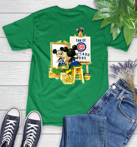 MLB Baseball Chicago Cubs Mickey Drawing Shirt 88