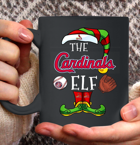 St.Louis Cardinals Christmas ELF Funny MLB Ceramic Mug 11oz 2