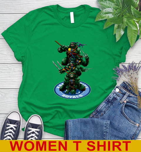 MLB Baseball Kansas City Royals Teenage Mutant Ninja Turtles Shirt Women's T-Shirt 6