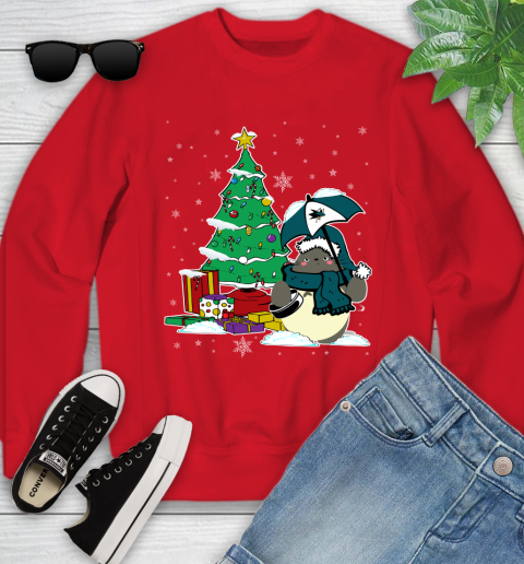 St.Louis Blues NHL Hockey Cute Tonari No Totoro Christmas Sports (2) Youth Sweatshirt 8