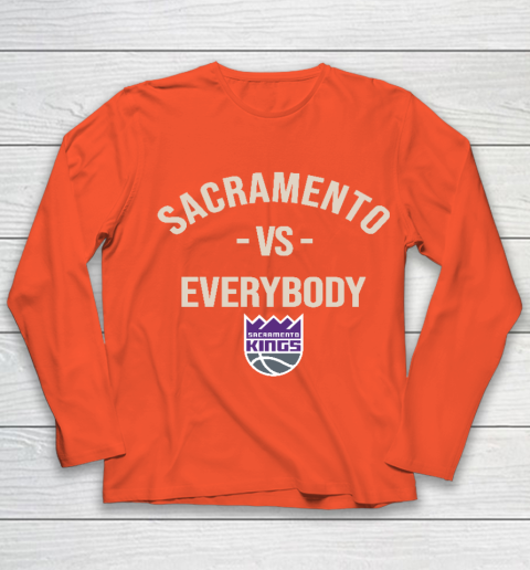 Sacramento Kings Vs Everybody Youth Long Sleeve 3