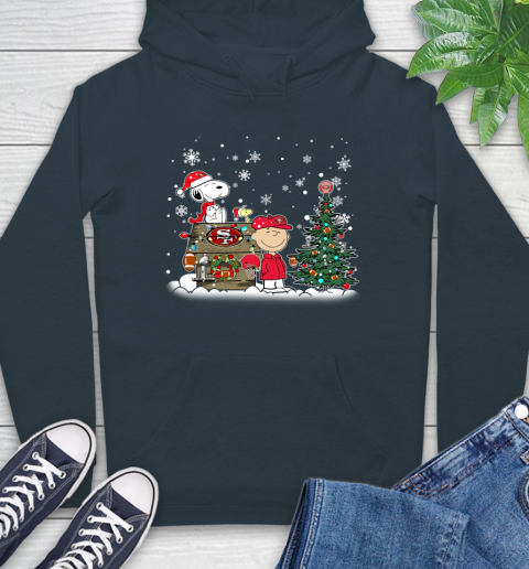 NFL San Francisco 49ers Snoopy Charlie Brown Christmas Football Super Bowl Sports Hoodie 7