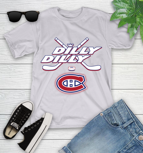 NHL Montreal Canadiens Dilly Dilly Hockey Sports Youth T-Shirt 4