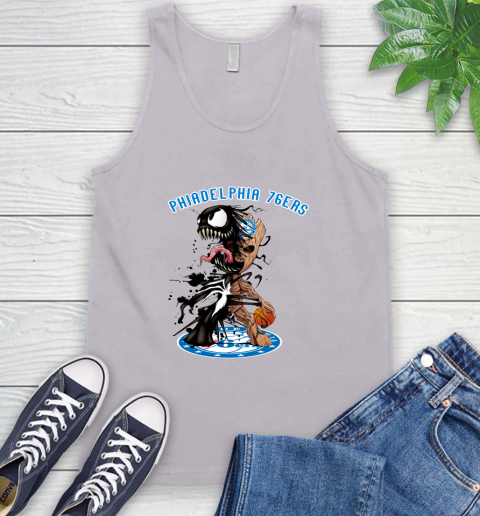 NBA Philadelphia 76ers Basketball Venom Groot Guardians Of The Galaxy Tank Top 4