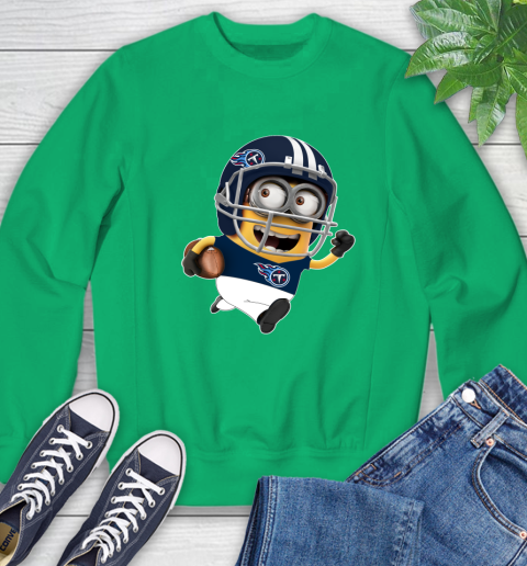 NFL Tennessee Titans Minions Disney Football Sports Sweatshirt 6