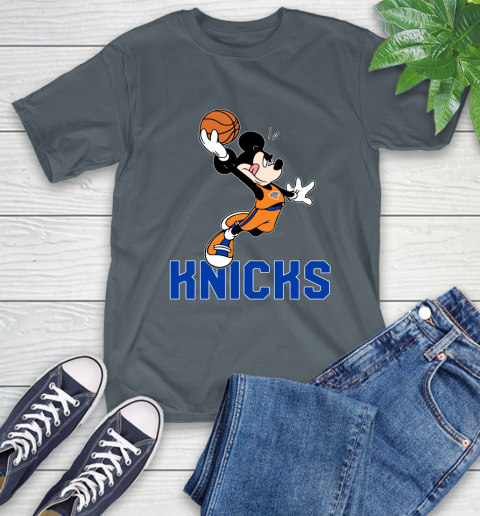 NBA Basketball New York Knicks Cheerful Mickey Mouse Shirt T-Shirt 7