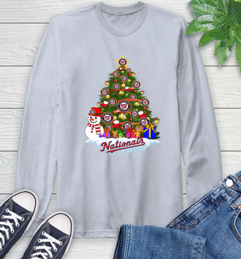Washington Nationals Merry Christmas MLB Baseball Sports Long Sleeve T-Shirt 6