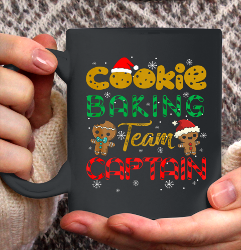 Cookie Baking Team Captain Gingerbread Christmas Ceramic Mug 11oz
