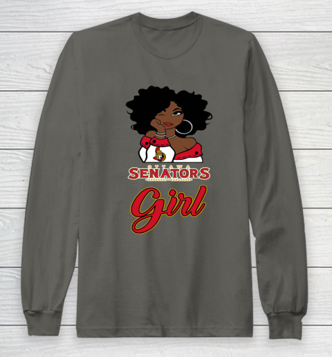 Ottawa Senators Girl NHL Long Sleeve T-Shirt 8