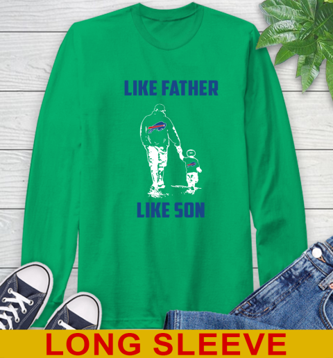 Buffalo Bills NFL Football Like Father Like Son Sports Long Sleeve T-Shirt 8