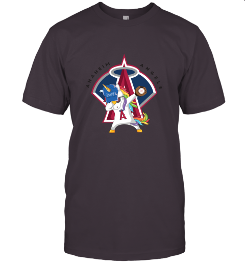 Hip Hop Dabbing Unicorn Flippin Love Los Angeles Angels Unisex Jersey Tee