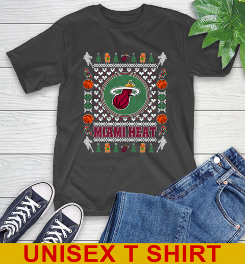 Miami Heat Merry Christmas NBA Basketball Loyal Fan T-Shirt