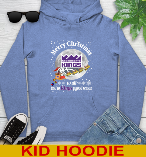 Sacramento Kings Merry Christmas To All And To Kings A Good Season NBA Basketball Sports Youth Hoodie 12