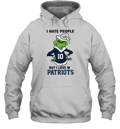 I Hate People But I Love My New England Patriots New England Patriots NFL Teams Hoodie
