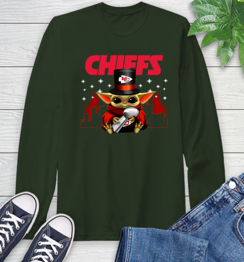 Super Bowl Baby Yoda Loves The Kansas City Chiefs Star Wars NFL Shirts 59