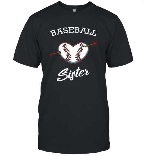 Baseball Sister Softball Lover Proud Supporter Coach Player Unisex Jersey Tee