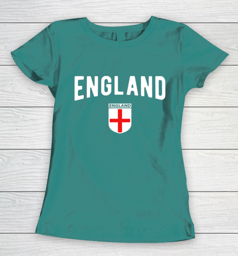England Soccer Jersey 2021 2022 Football Team Women's T-Shirt 10